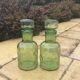 Pair of vintage Italian bottles