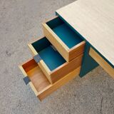 Restored Jacque Hitier multi-table desk