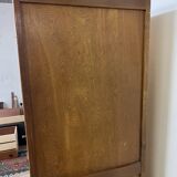 Armoire parisienne en bois vintage