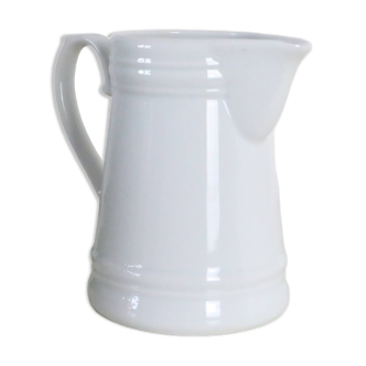 Water pitcher, white porcelain, 1960s vintage German