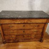 Commode plateau en marbre