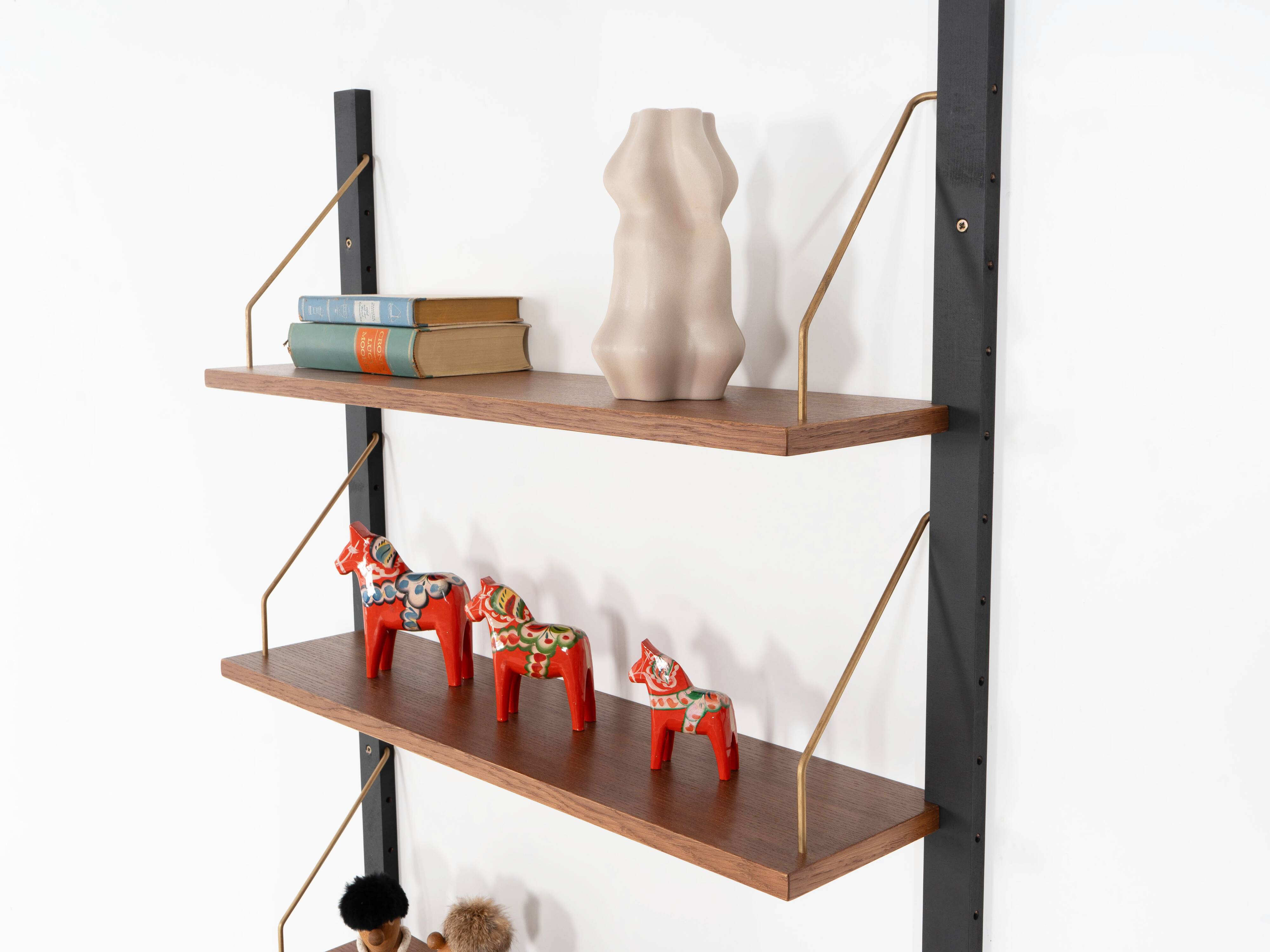 Oak modular shelving unit, Danish design, 1960s, made in Denmark