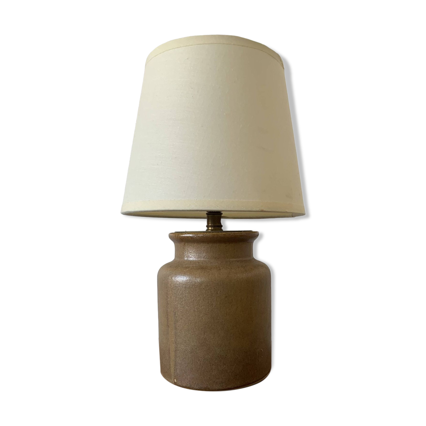 Vintage stoneware lamp