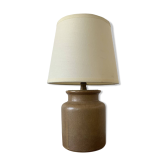 Vintage stoneware lamp