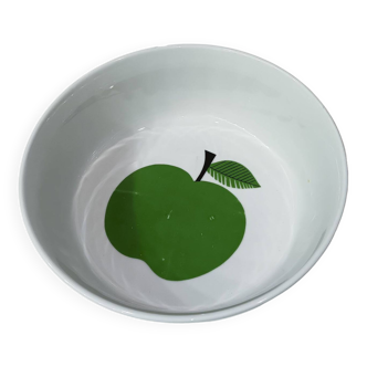 Green Apple pattern salad bowl Bareuther Waidsassen