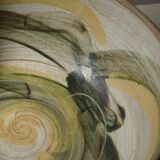 Large mid-century ceramic bowl by Hanne Schneider, 1988.