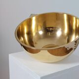 Antique and elegant Art Deco brass bowl