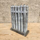 Old sheet metal candle mold
