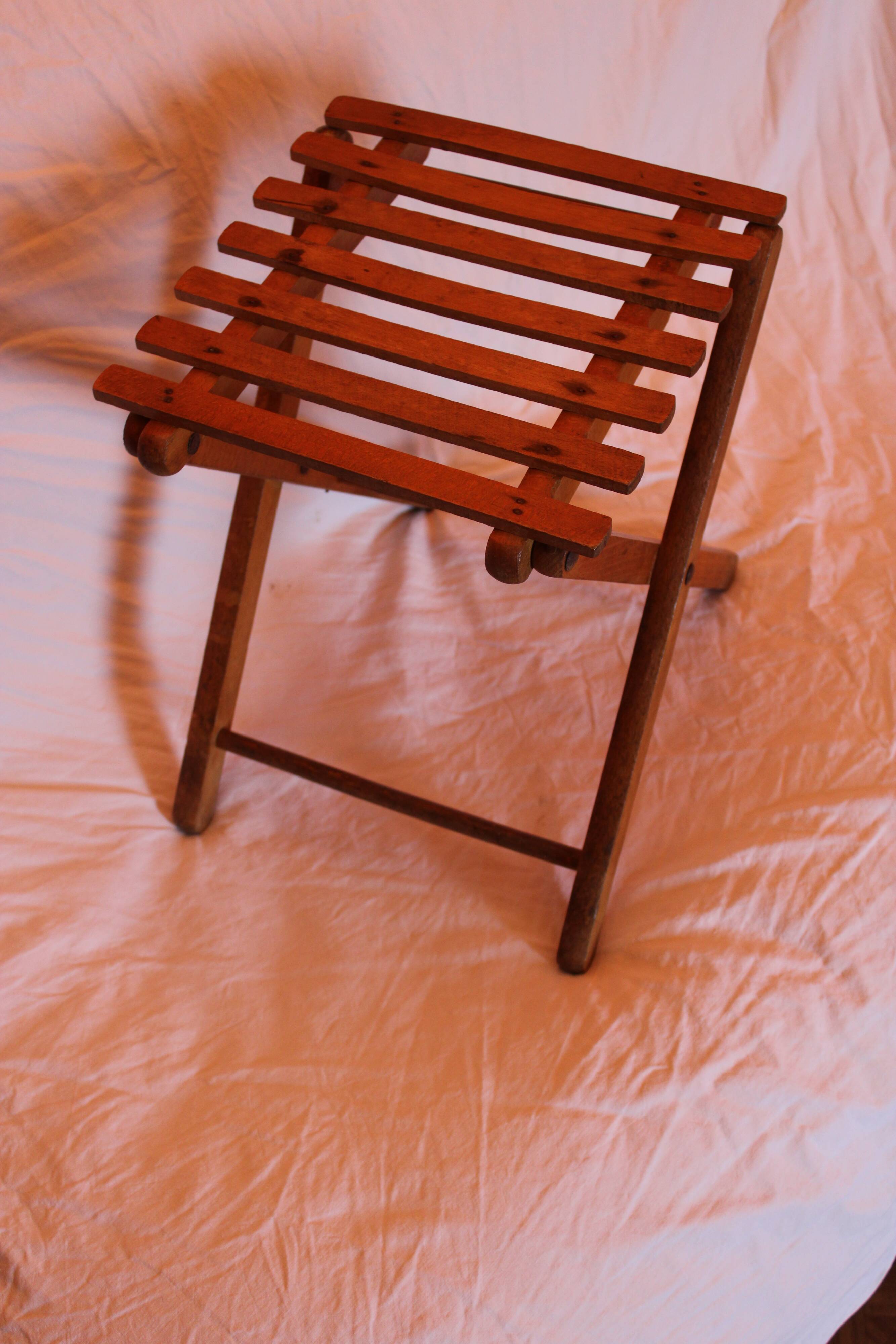 Old folding stool