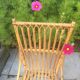6 chaises en rotin