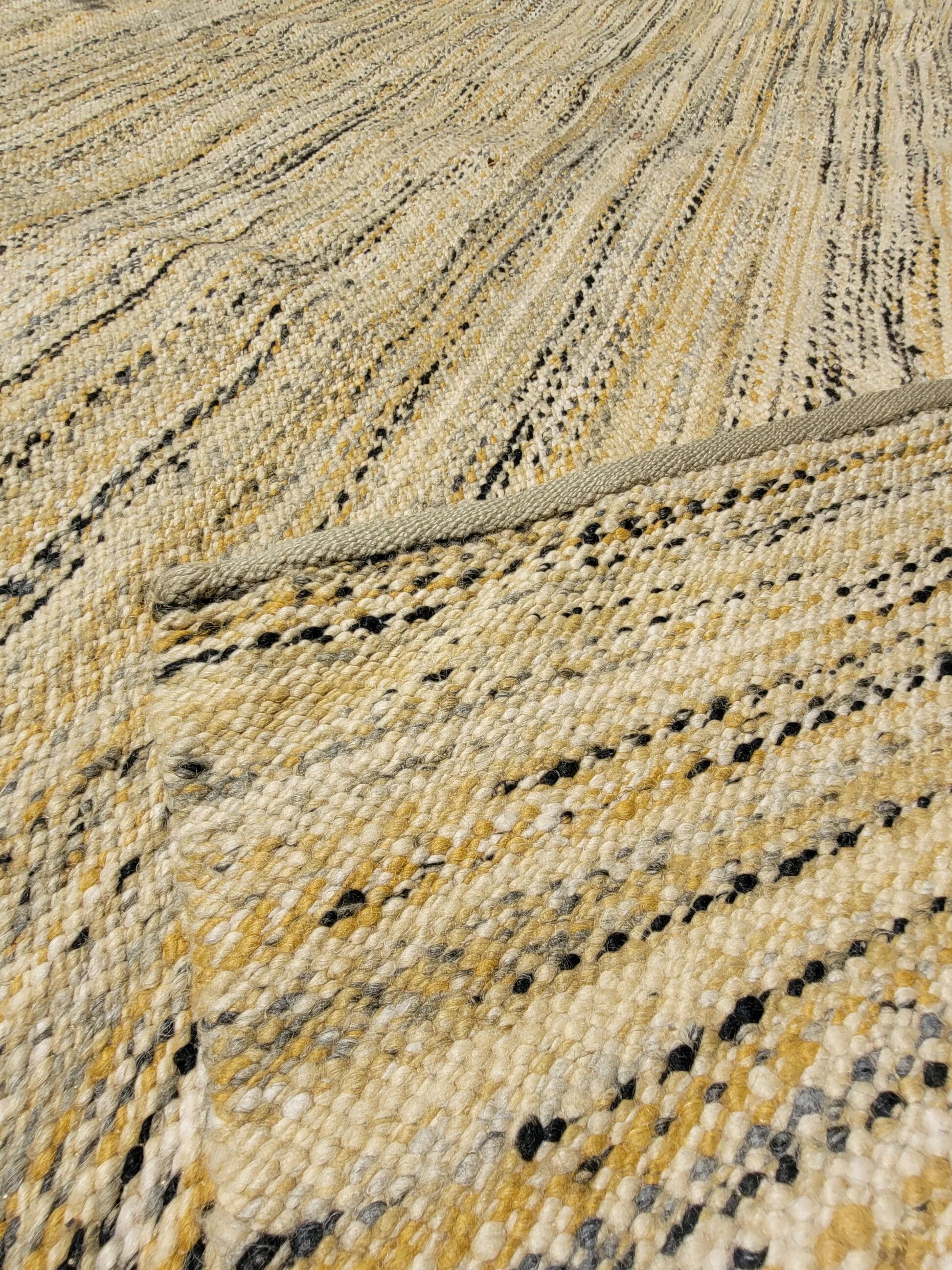 Vintage woven wool rug