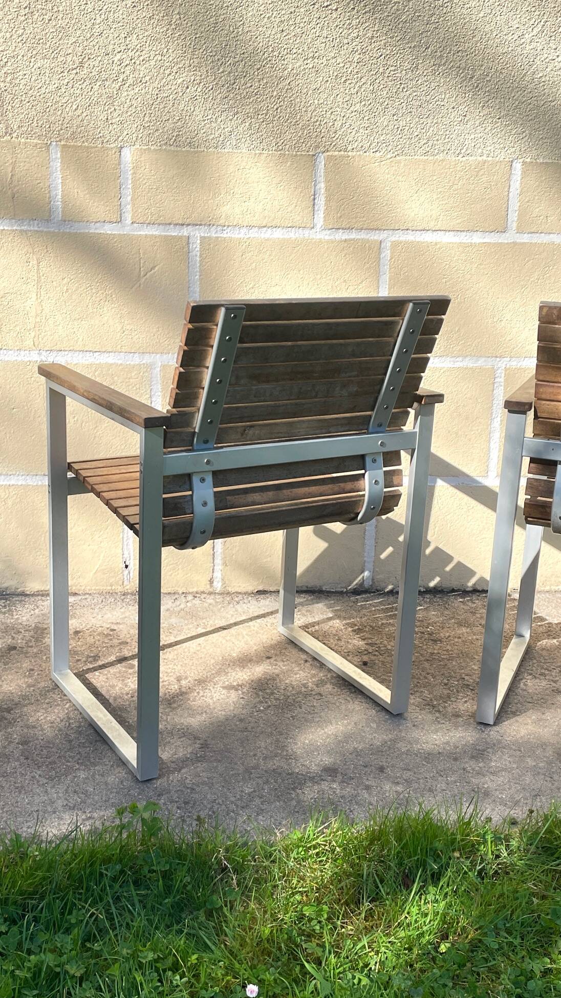 Paire de fauteuils esprit Karin Mobring Ikea