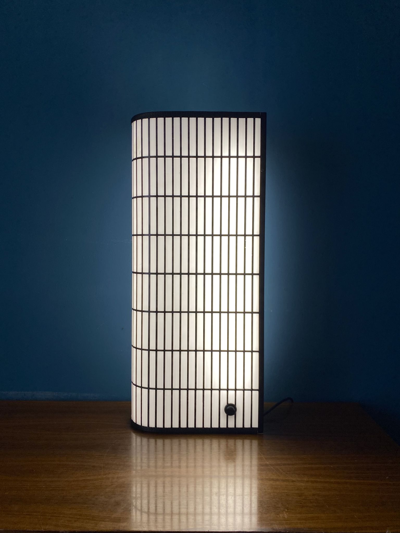Postmodern reticulated lamp in the manner of J.Hoffman, Italy 1980s