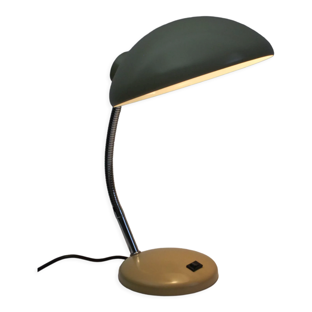 Lampe Pince Velamp TL1201-S - Culot E27, Bras Flexible, 40W Max, Argent