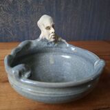 Bernard Sellier 20th century ceramic anthropomorphic pocket emptier