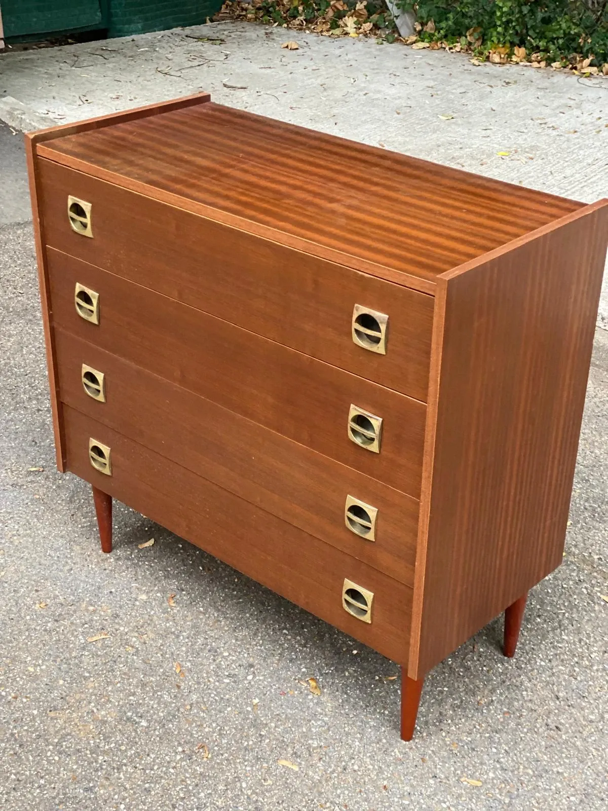 Mid-Century Scandinavian wooden chest of drawers 1960