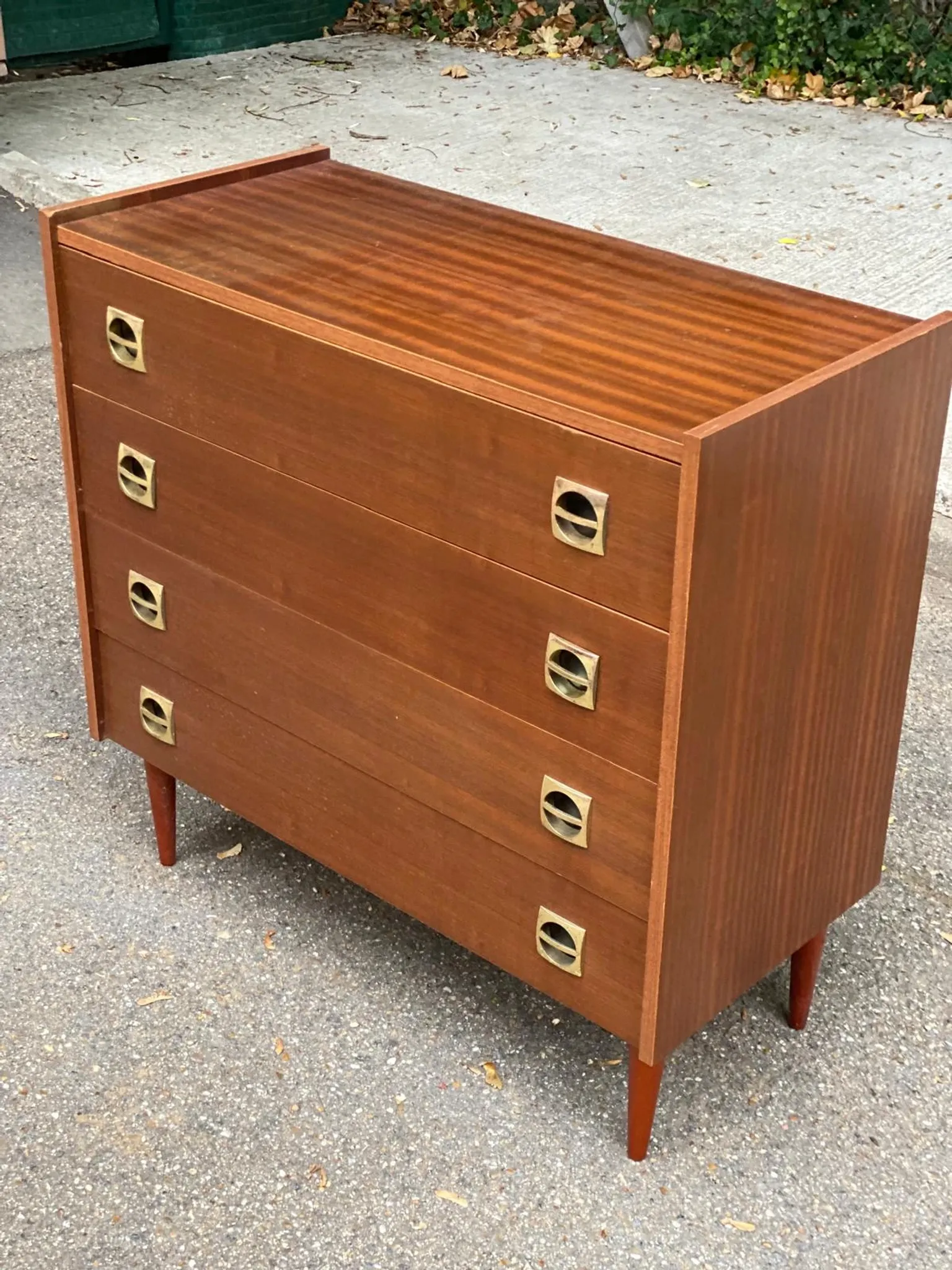 Mid-Century Scandinavian wooden chest of drawers 1960