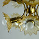 Glass flowers chandelier, 1970