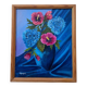 Tableau peinture bouquet de fleurs huile sur toile 