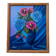 Tableau peinture bouquet de fleurs huile sur toile 