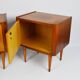 A pair of bedside tables, 1970s