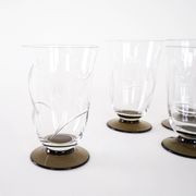 Set of four glasses, Danish design, 1970s, manufactured in Denmark