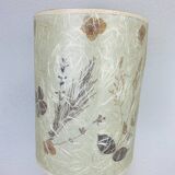 Brutalist folk art lamp 73 cm, turned wood