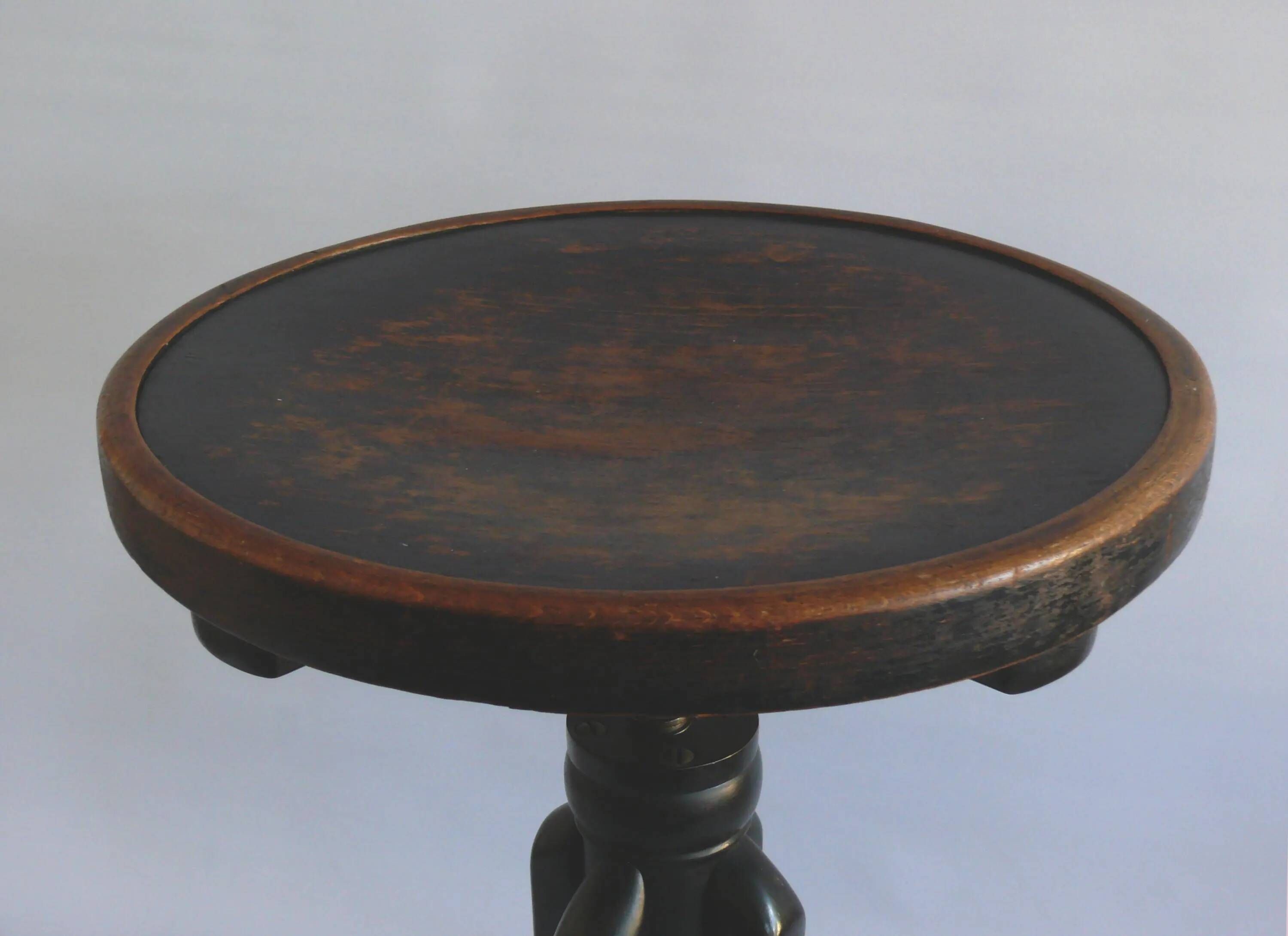 Piano stool / swivel stool, J. & J. Kohn company, antique bentwood stool, circa 1900