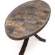 Brutalist oval table