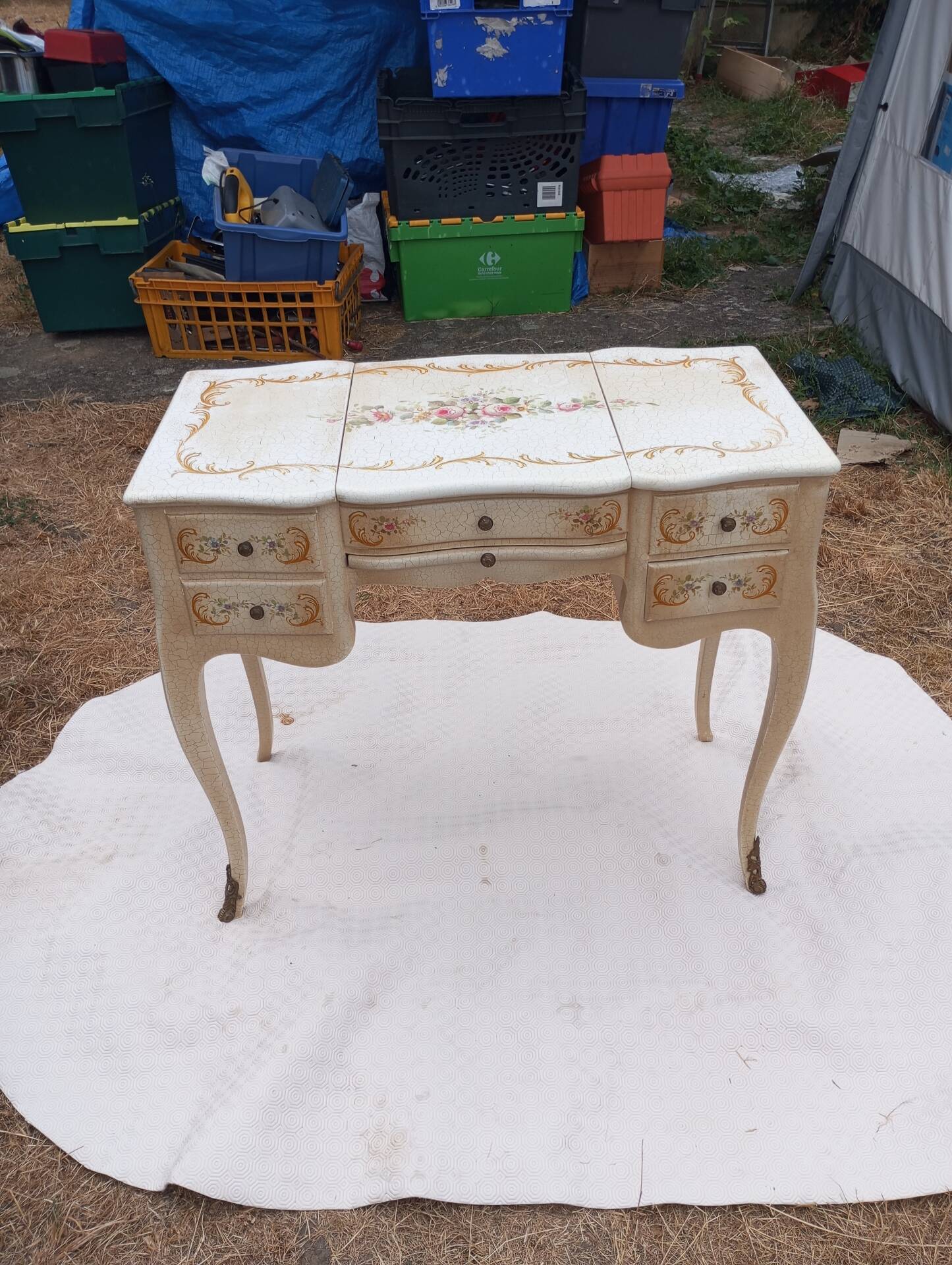 Coiffeuse style Louis XV