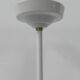 Art Deco hanging lamp with white glass ball
