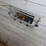 1960s aluminum coat rack