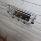 1960s aluminum coat rack