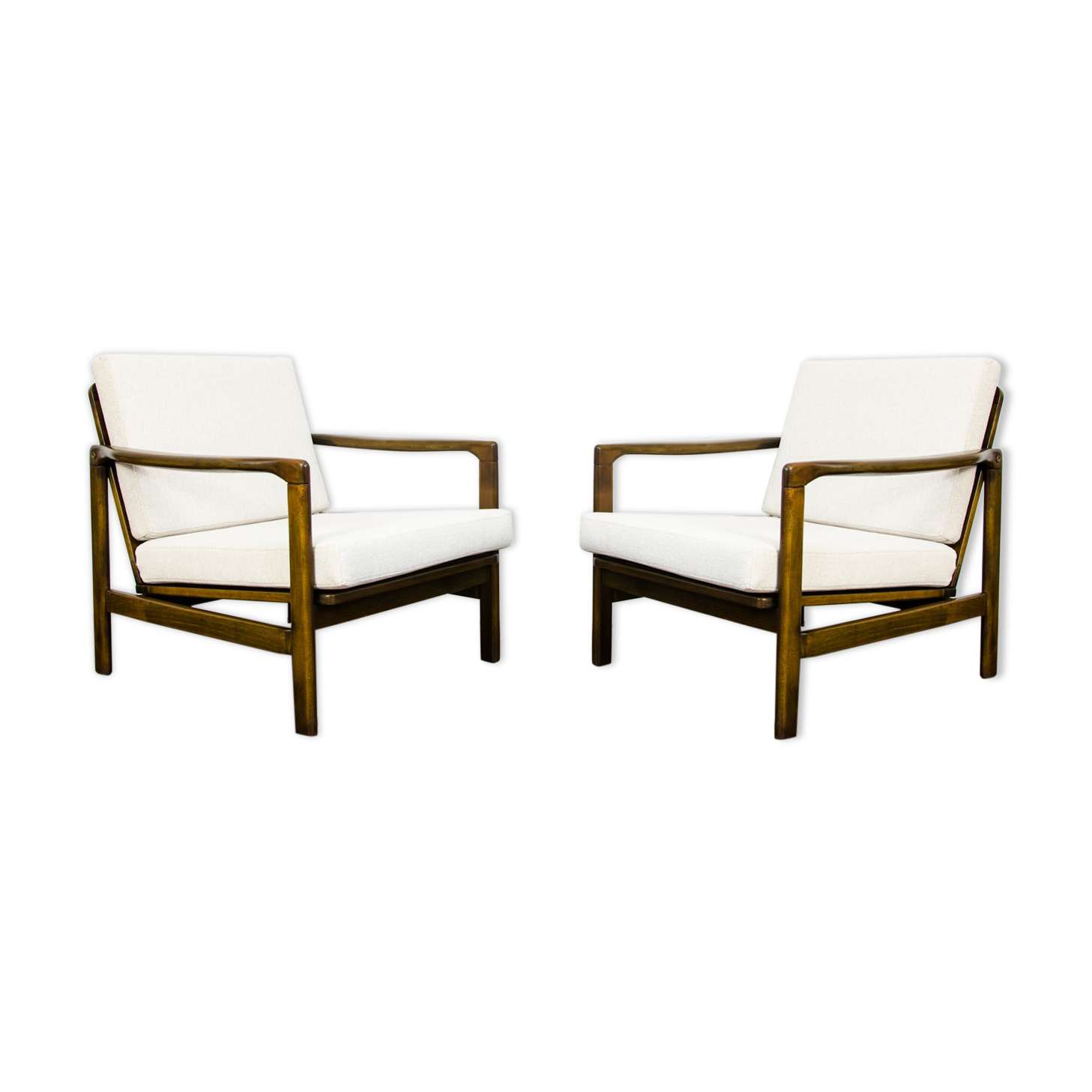 Armchairs by Zenon Bączyk, 1960