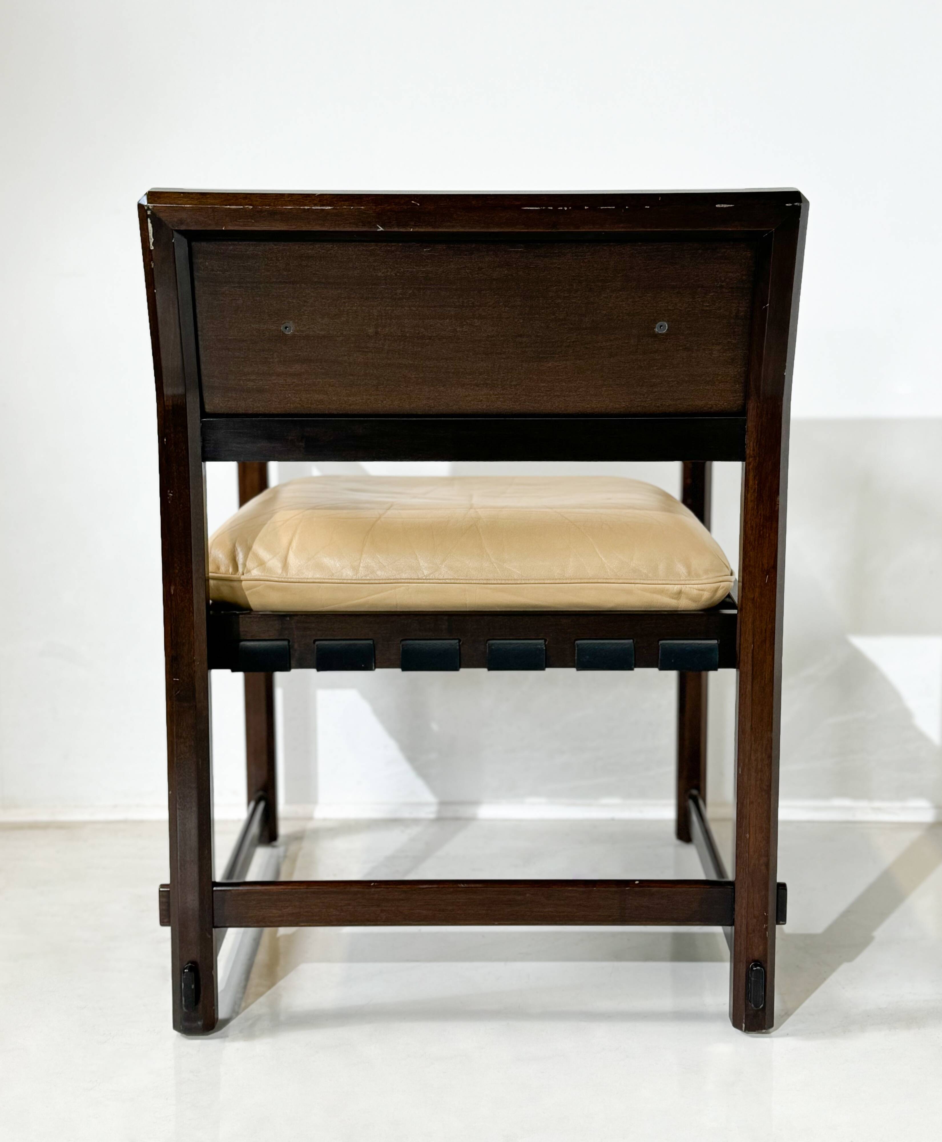 Mid-Century Modern Set of 6 Armchairs by Edward Wormley for Dunbar