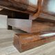 Exclusive 1940s Art Decò sideboard in walnut burl with mirror
