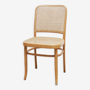 Vintage cannée chair by J. Hoffmann, Thonet editions