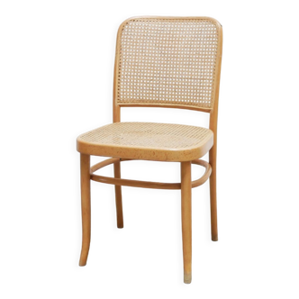 Vintage cannée chair by J. Hoffmann, Thonet editions