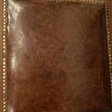 2 solid wood art deco chairs