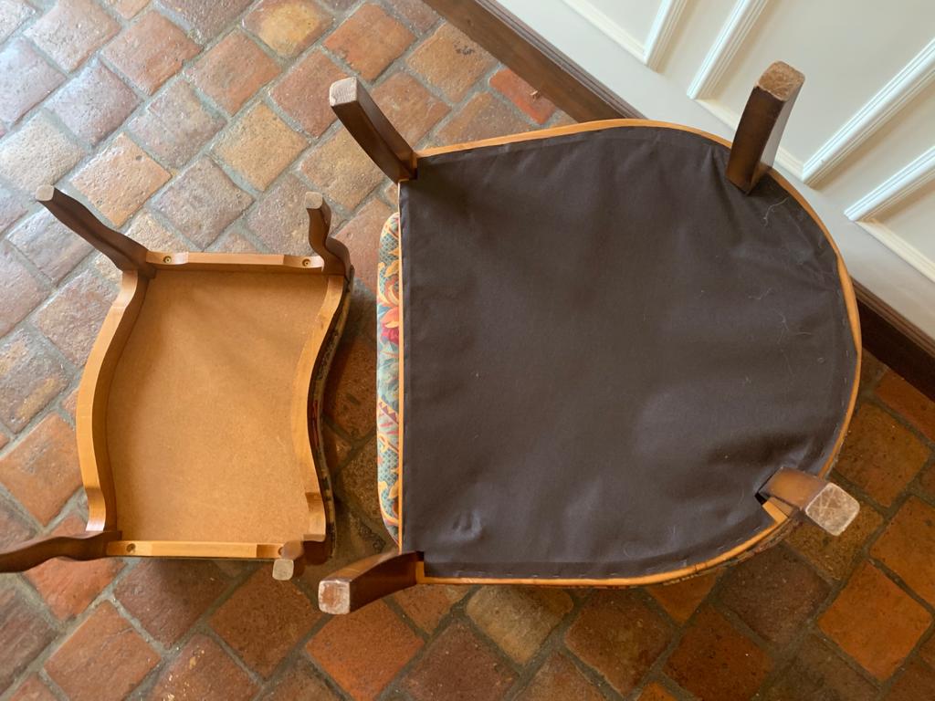 Toad armchair and footrest 1960