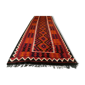 Tapis afghan étroit kilim runner 384x94 cm