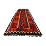 Afghan narrow Kilim Runner 384x94 cm, shabby chic, vintage decor kelim rug