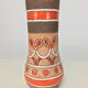 Vase Fratelli Fanciulacci céramique grès orange 1970