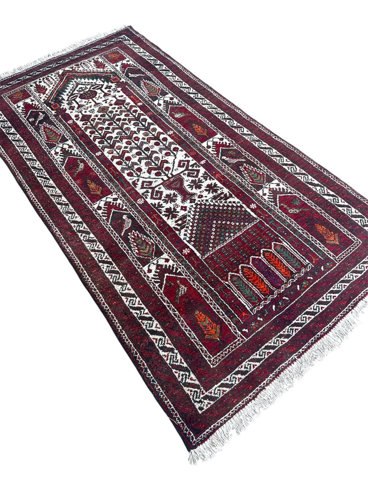 Handmade Persian rug 200cm x 110cm