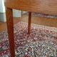 Table ronde extensible scandinave teck vintage