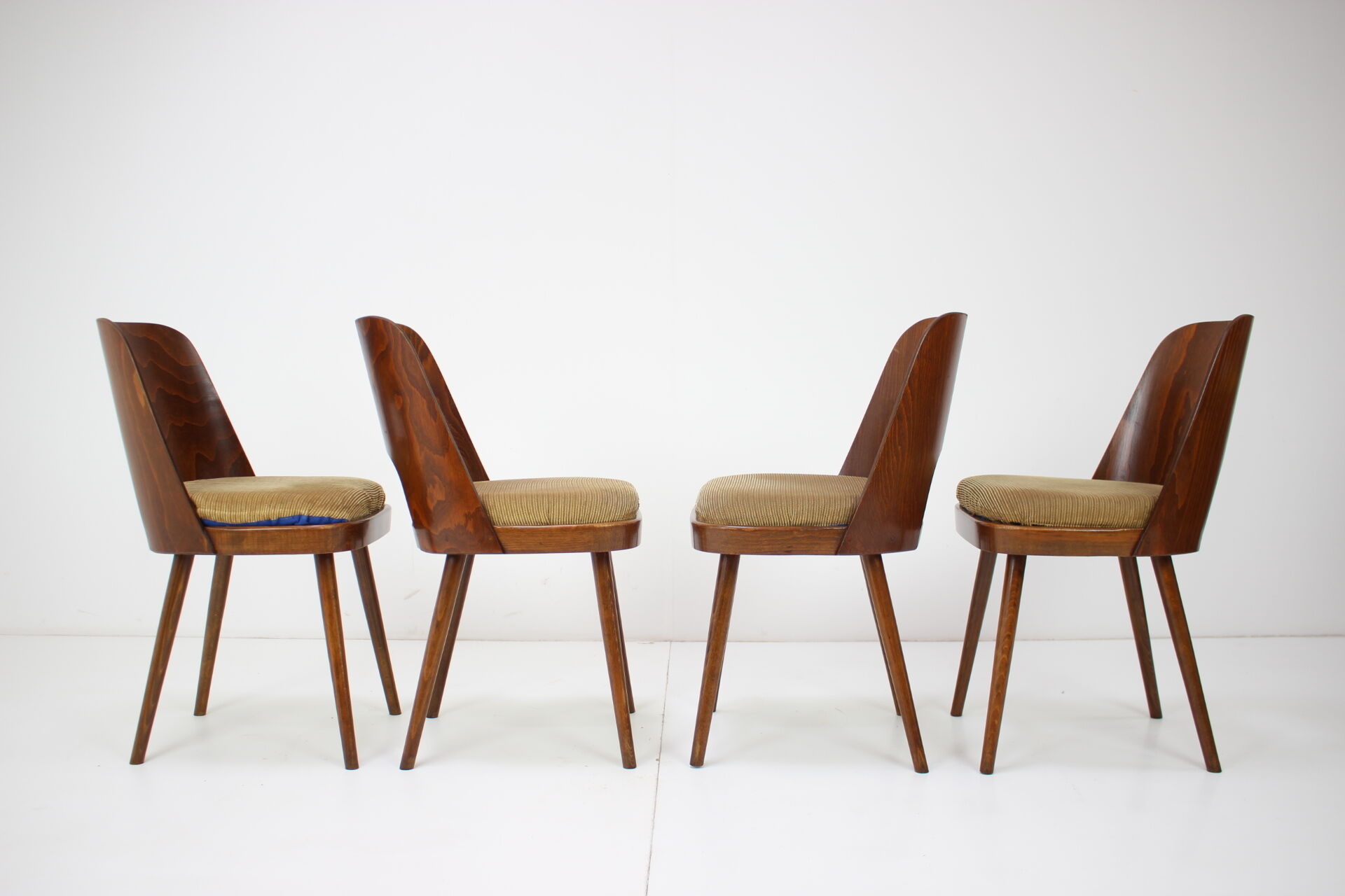 Set of Four Dining Chairs Designed by Oswald Haerdtl, 1960s.