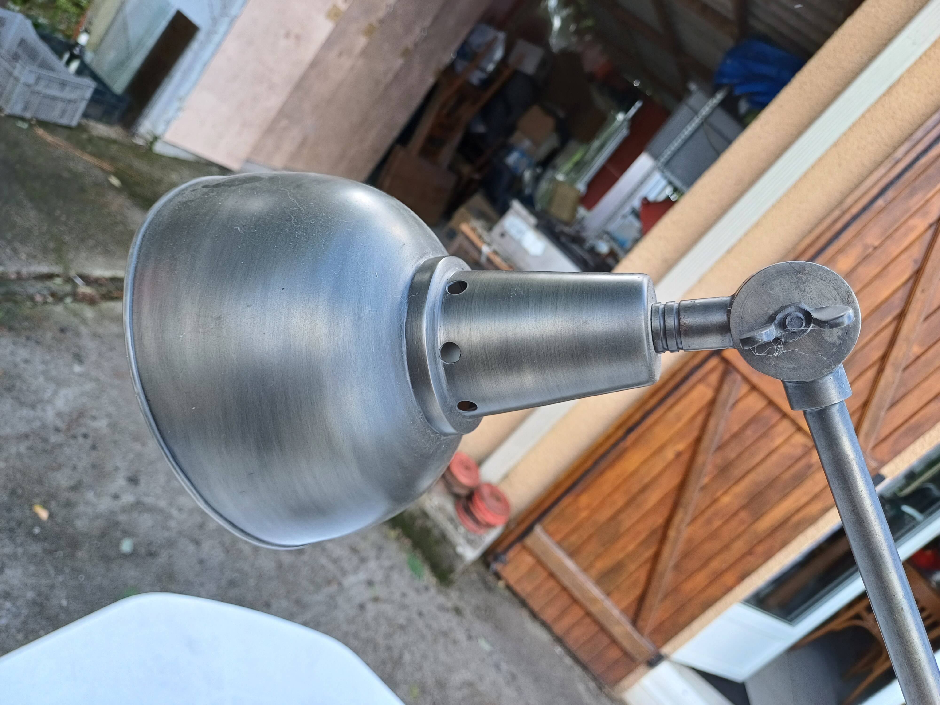 Industrial metal lamp, 2 arms