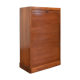 Mid-century danish teak tambour cabinet, 1960