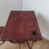 Vintage wooden school desk