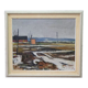 Swedish Modern Painting, Signed,  1955, Oil on Panel, Framed